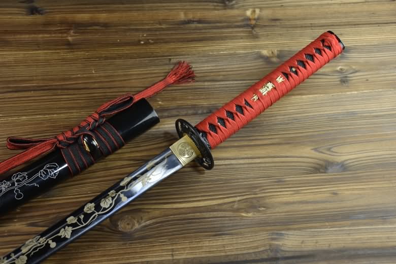 Black blade katana,High carbon steel - Chinese sword shop