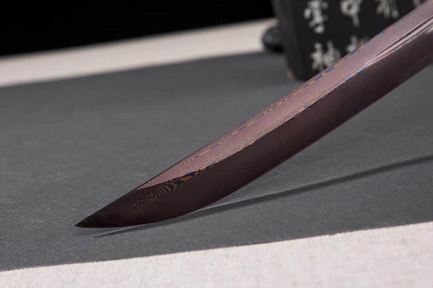 Japanese sword,Hand forged Damascus steel blade,Stainless steel scabbard - Chinese sword shop