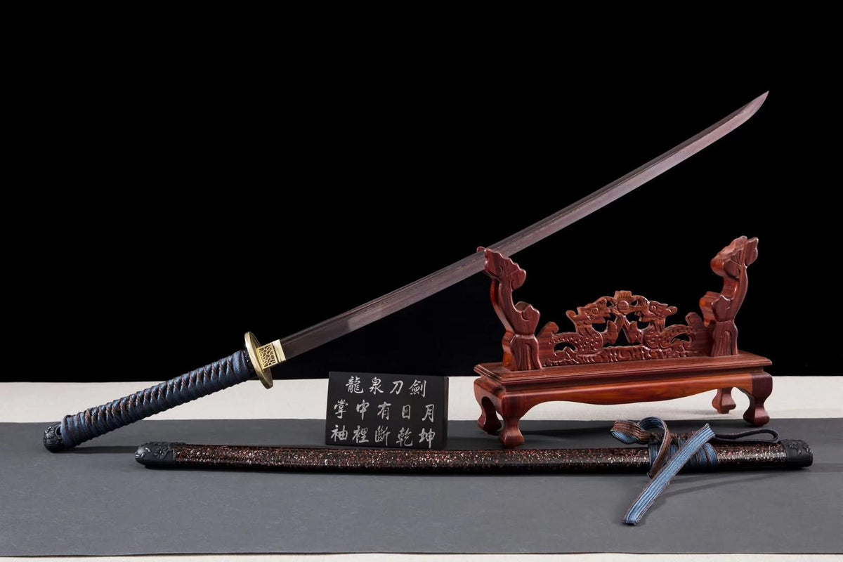 Japanese sword,Hand forged Damascus steel blade,Stainless steel scabbard - Chinese sword shop