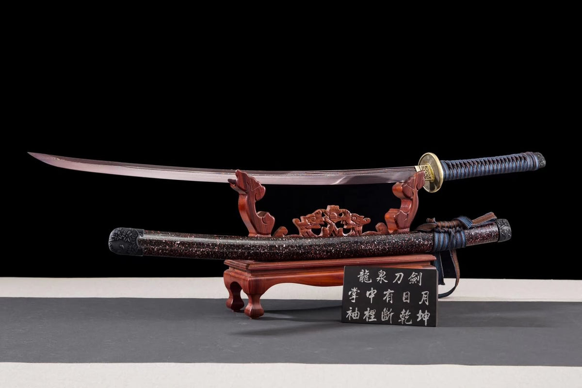 Japanese sword,Hand forged Damascus steel blade,Stainless steel scabbard - Chinese sword shop