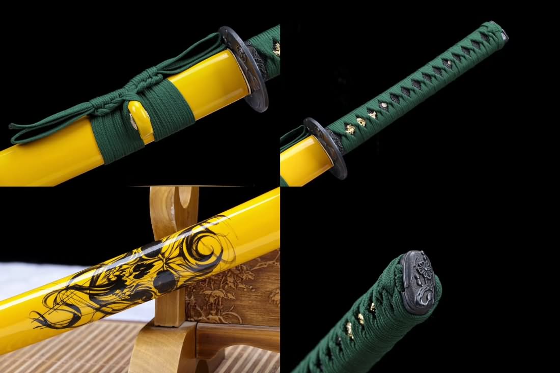 Samurai sword,Forged high carbon steel black blade - Chinese sword shop