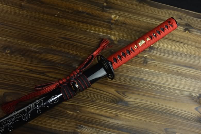 Black blade katana,High carbon steel - Chinese sword shop