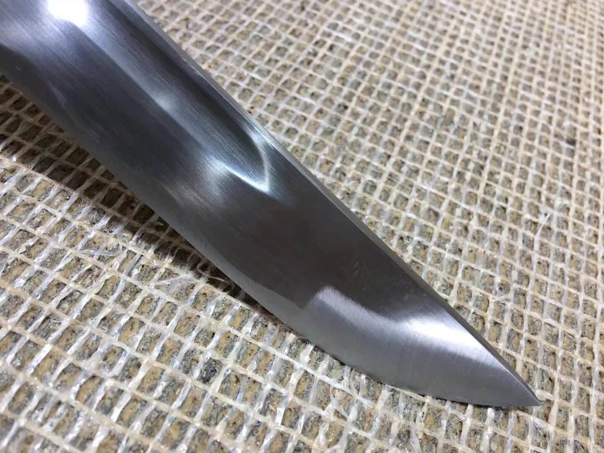 Katana,Miyamoto Musashi,Medium carbon steel,Black scabbard,Brass Tsuba - Chinese sword shop