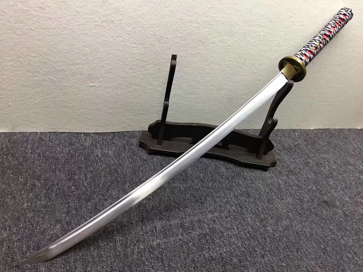 Nihontou Katana,Medium carbon steel blade,Yellow scabbard,Alloy - Chinese sword shop