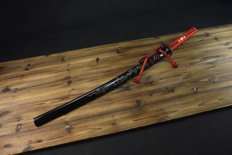 Black blade katana,High carbon steel - Chinese sword shop