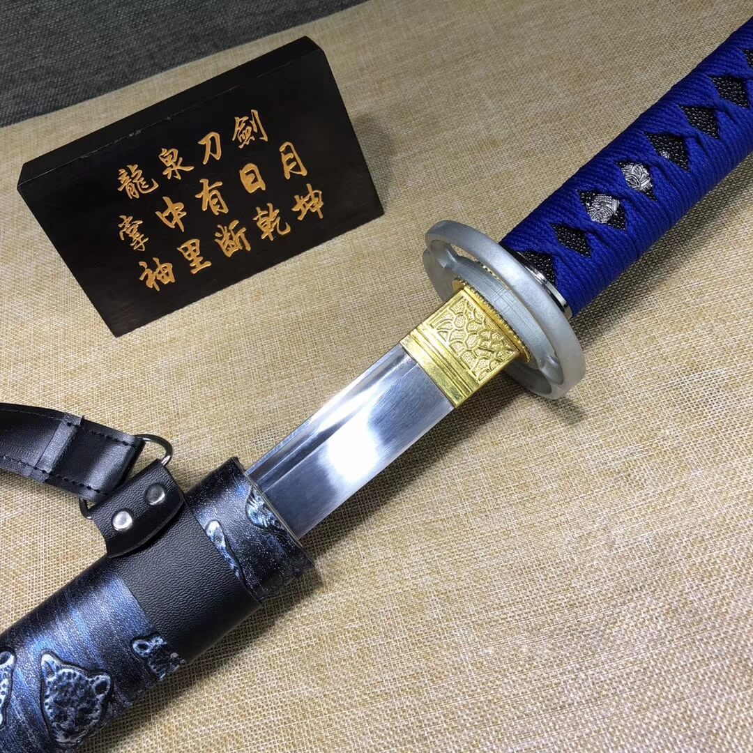 Musashi Katana,High carbon steel blade,Pu scabbard,Alloy - Chinese sword shop