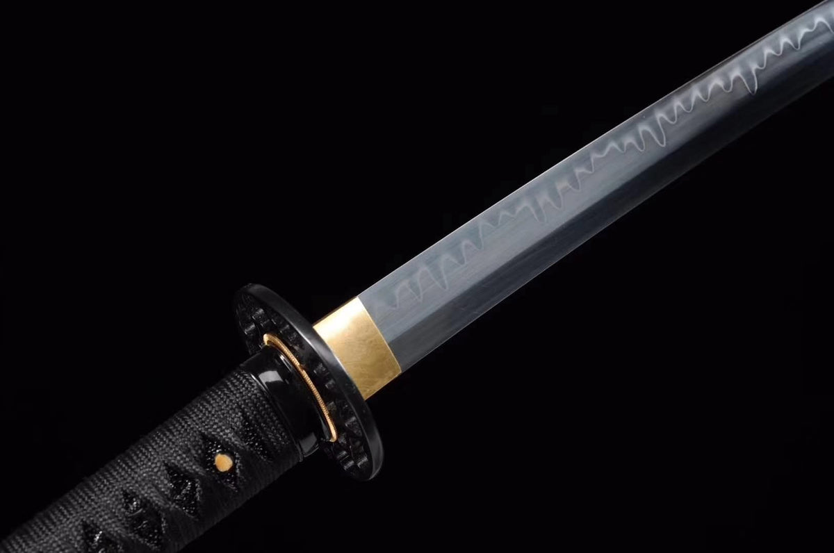 katana,High carbon steel burn blade,Snake skin texture scabbard - Chinese sword shop