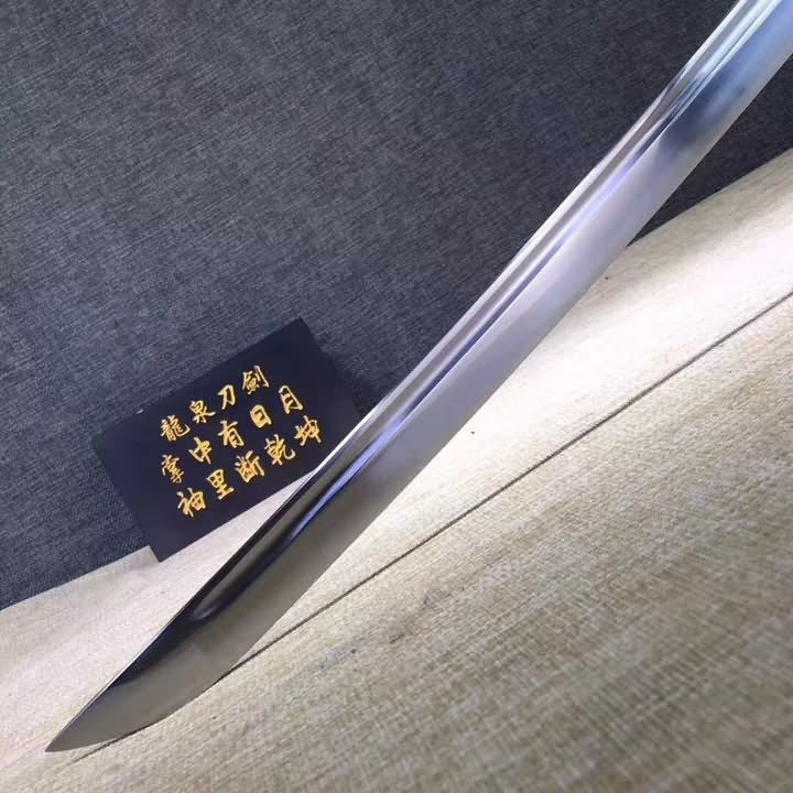 katana,High carbon steel blade,White scabbard,Alloy - Chinese sword shop