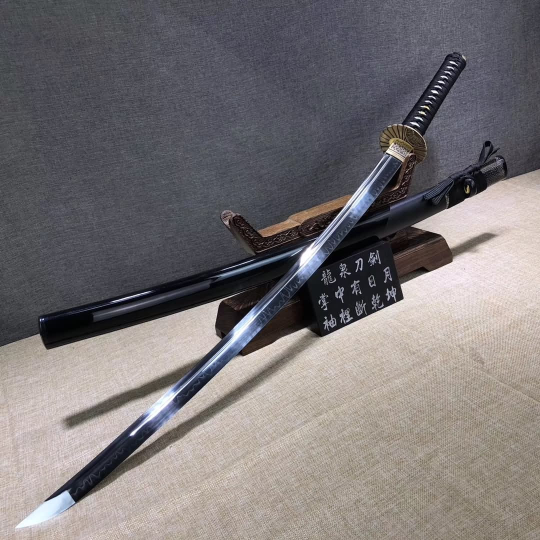 Sun flower katana,High carbon steel turn blade,Full tang - Chinese sword shop