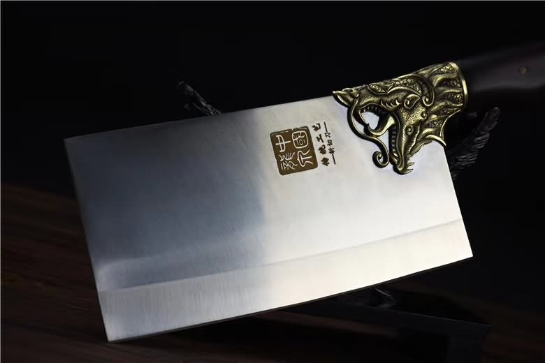Chinese Cleaver 5Cr15Mov Steel Chef Kitchen Knives Home Cooking Slicing Tools PRO - Chinese sword shop
