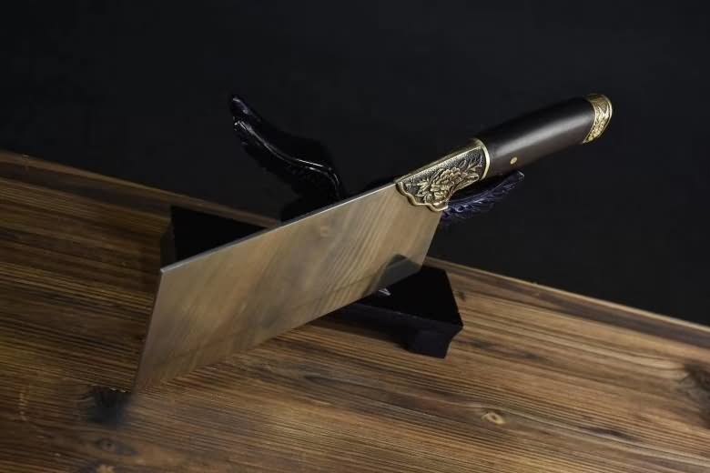 Handmade Traditional Chinese Forged Cleaver Chef Kitchen Knife Slicing Meat Tool - Chinese sword shop