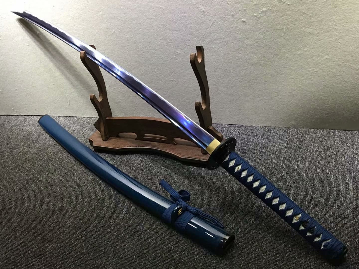 Nihontou sword,Medium carbon steel blue blade,Paint scabbard,Alloy - Chinese sword shop