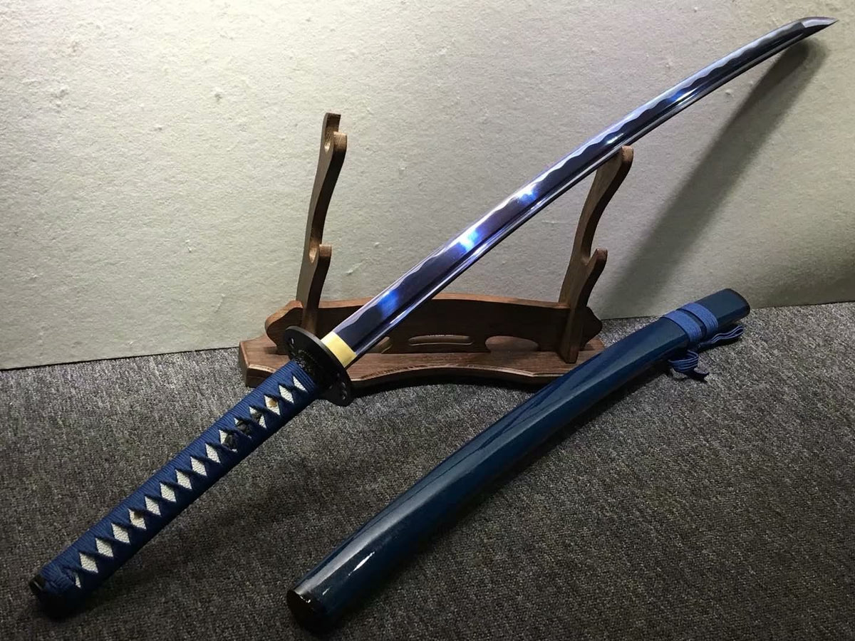 Nihontou sword,Medium carbon steel blue blade,Paint scabbard,Alloy - Chinese sword shop