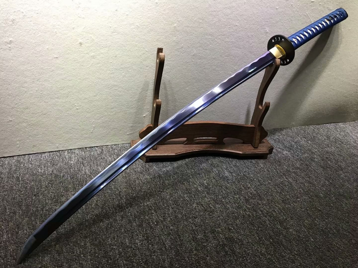 Nihontou sword,Medium carbon steel blue blade,Paint scabbard,Alloy - Chinese sword shop