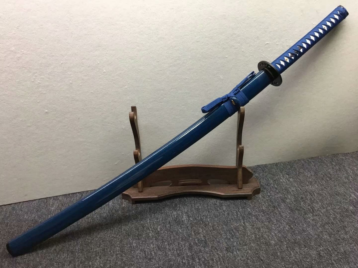 Nihontou sword,Medium carbon steel blue blade,Paint scabbard,Alloy - Chinese sword shop