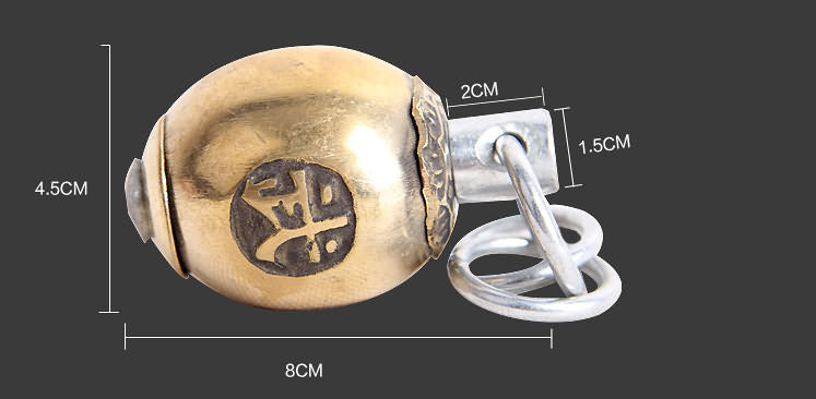 Meteor hammer/Brass making,approximately 14 ft - Chinese sword shop