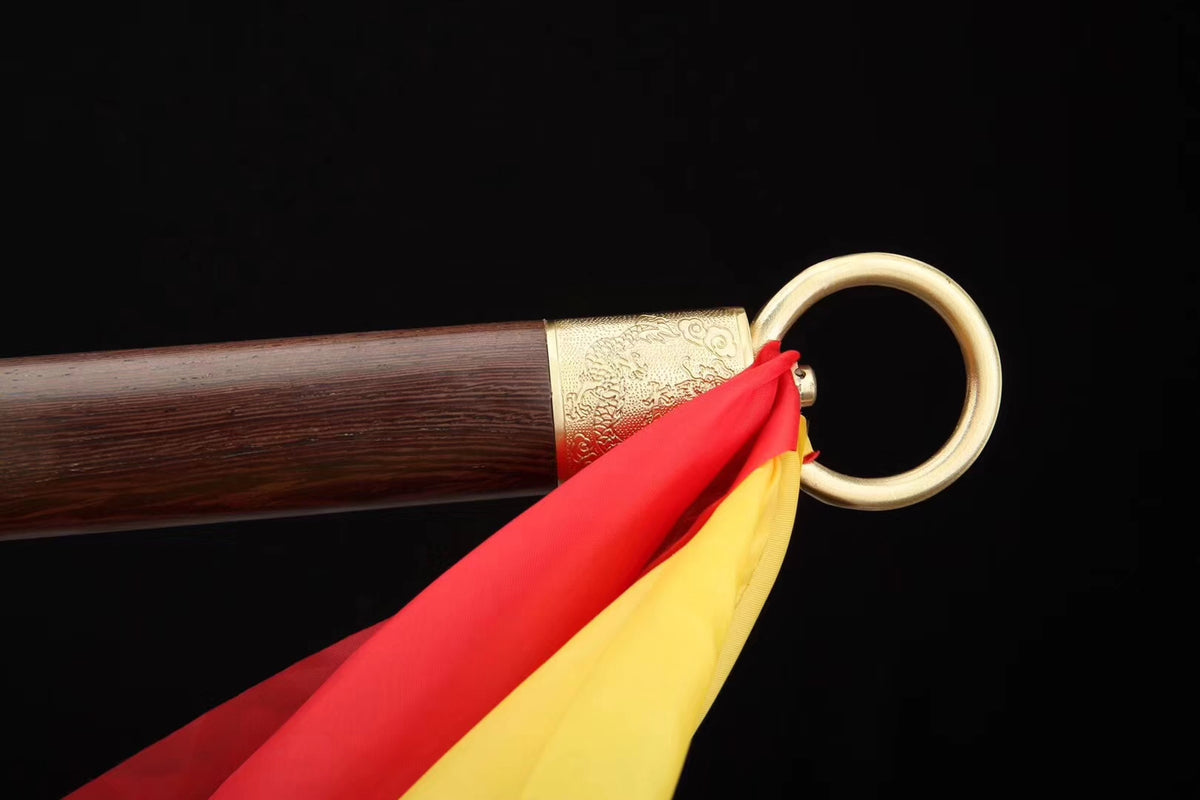 Tai chi dao,training sword,Spring steel blade,Rosewood,Brass - Chinese sword shop
