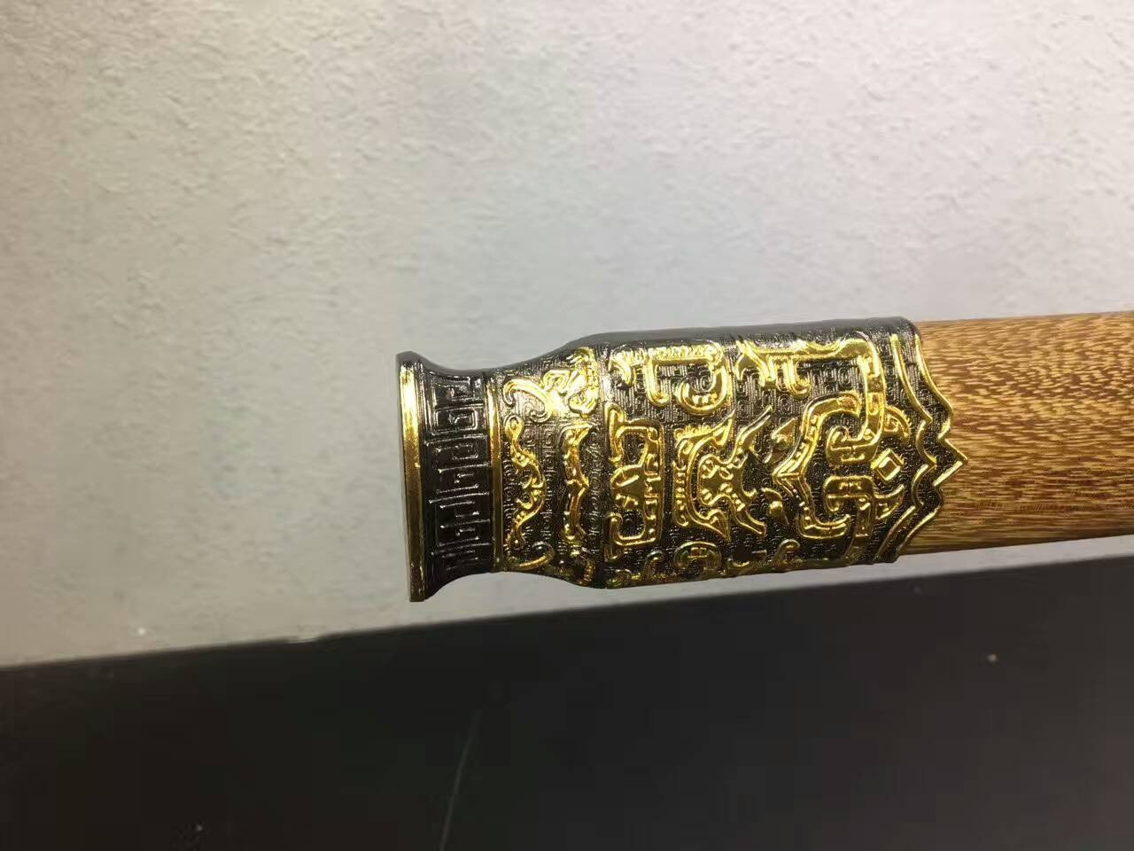 Heavenly Sword(Damascus steel,Rosewood scabbard,Alloy)Length 43" - Chinese sword shop