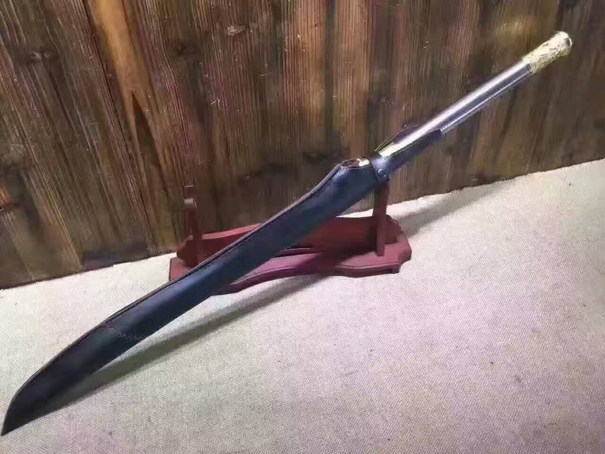 Dragon sword(High carbon steel blade,Leather Scabbard)Length 36" - Chinese sword shop