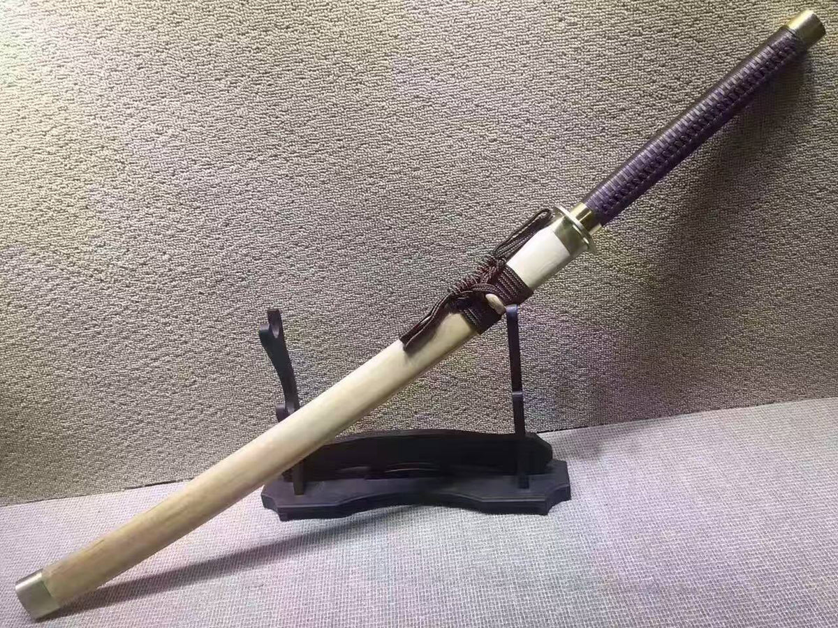 Cut horse broadsword,Katana,High carbon steel,Wood scabbard - Chinese sword shop
