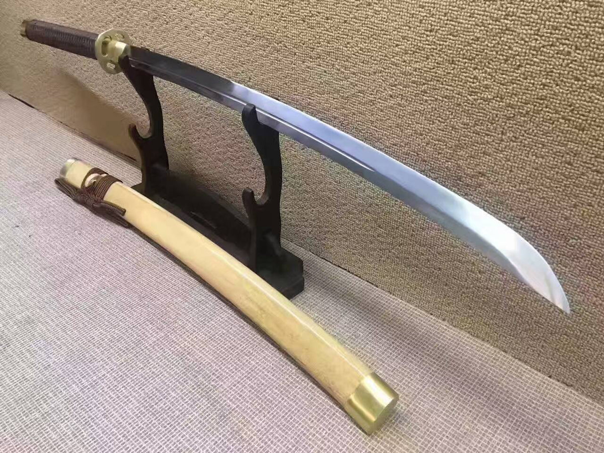 Cut horse broadsword,Katana,High carbon steel,Wood scabbard - Chinese sword shop
