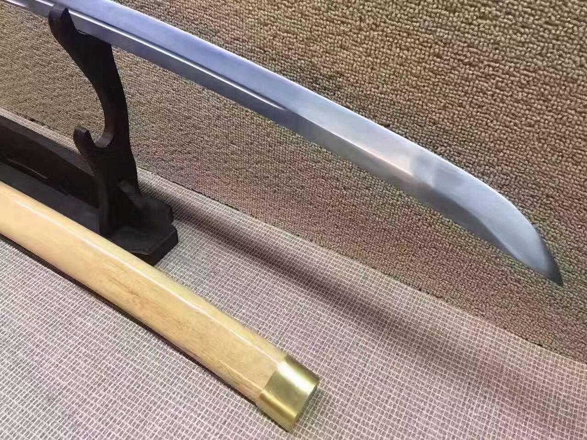 Cut horse broadsword,Katana,High carbon steel,Wood scabbard - Chinese sword shop