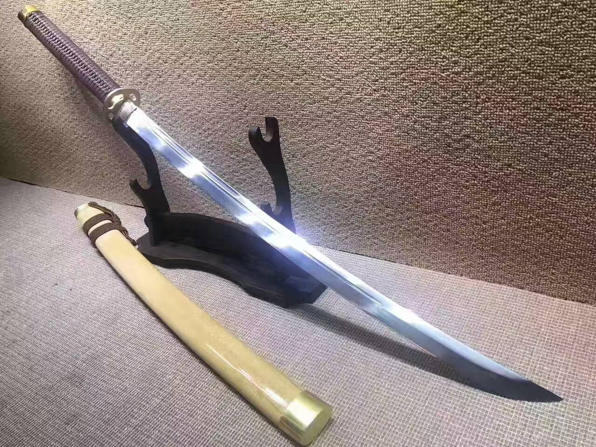 Cut horse broadsword,Katana,High carbon steel,Wood scabbard - Chinese sword shop