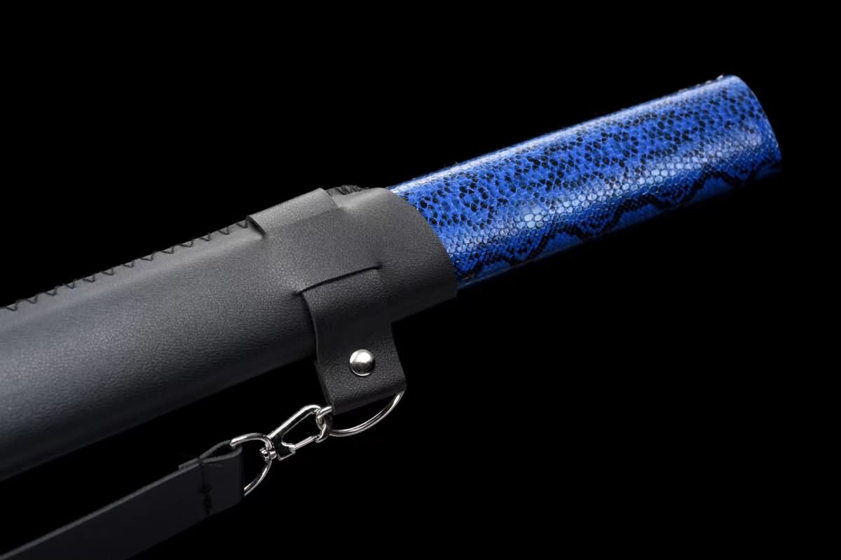 Wolf Head Machete Blue sworde Real,High Carbon Steel,Chinese sword