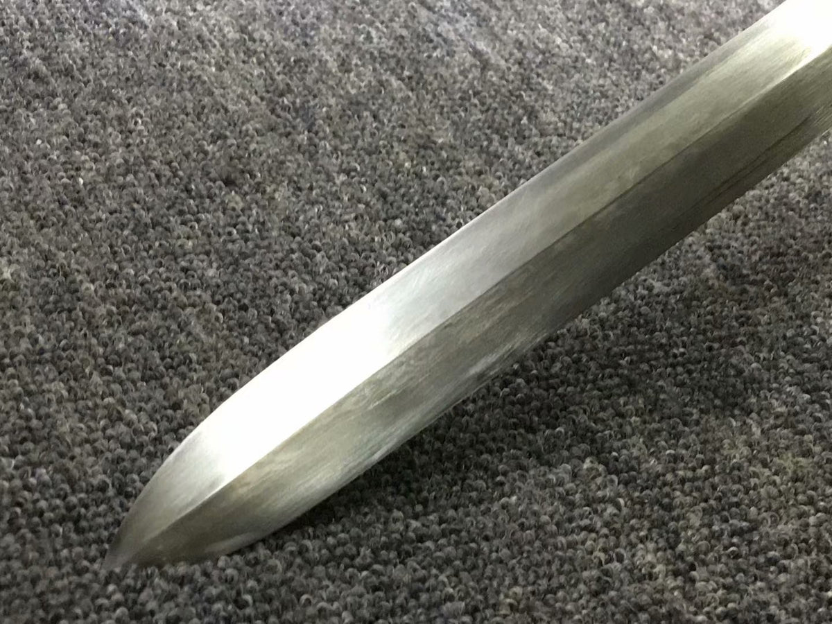 Peony sword,Handmade Damascus steel blade,Brass,Black wood,Full tang - Chinese sword shop