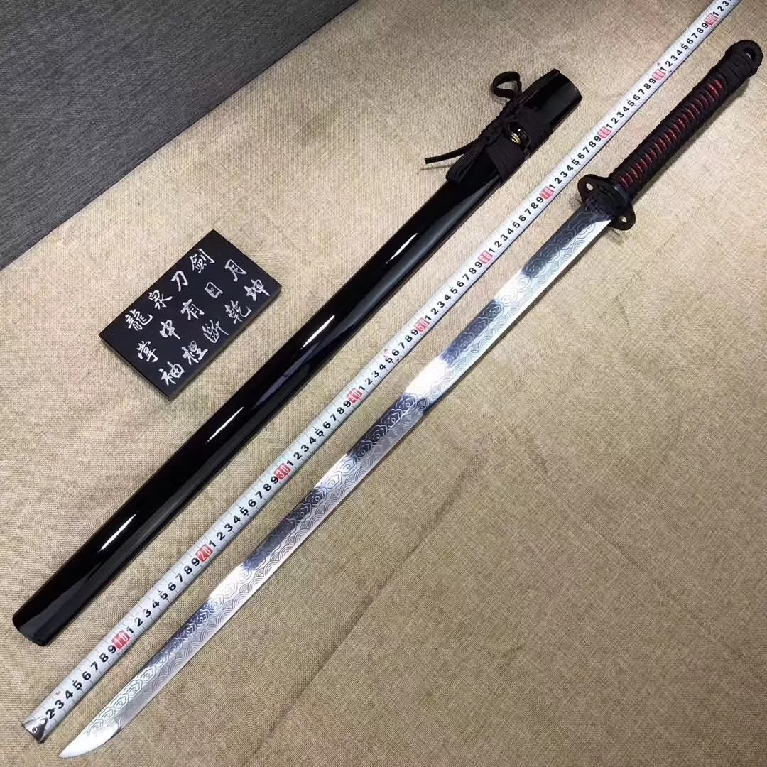 Ninja sword,Handmade High carbon steel etch blade,Full tang - Chinese sword shop