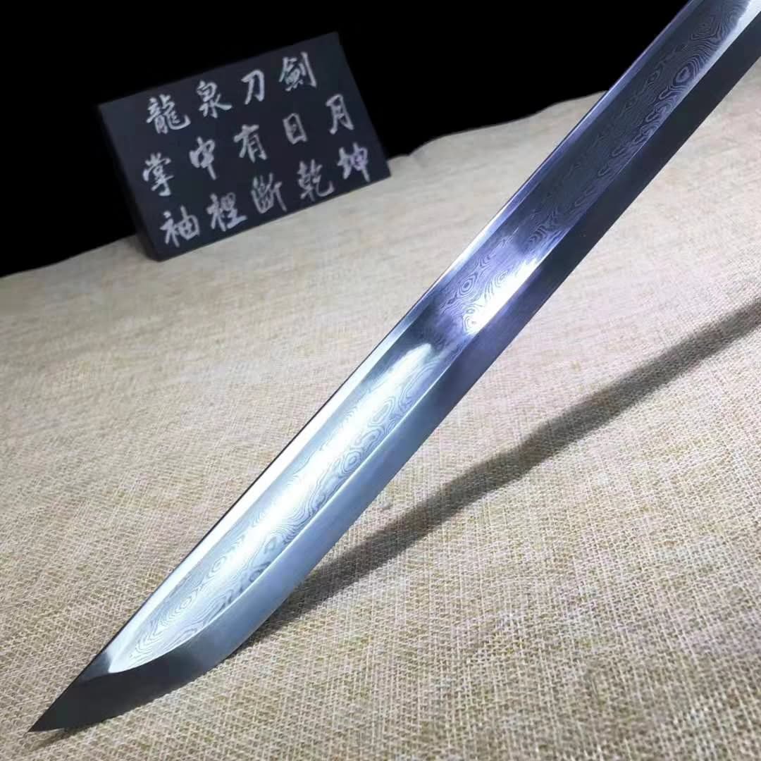 Tang dao sword,Damascus steel blade,Alloy scabbard - Chinese sword shop