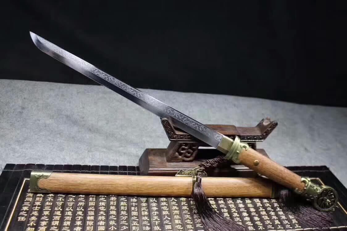 PeiDong jian,High carbon steel blade,Rosewood scabbard,Alloy fittings - Chinese sword shop