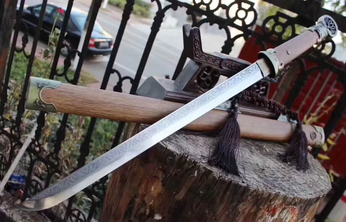 PeiDong jian,High carbon steel blade,Rosewood scabbard,Alloy fittings - Chinese sword shop