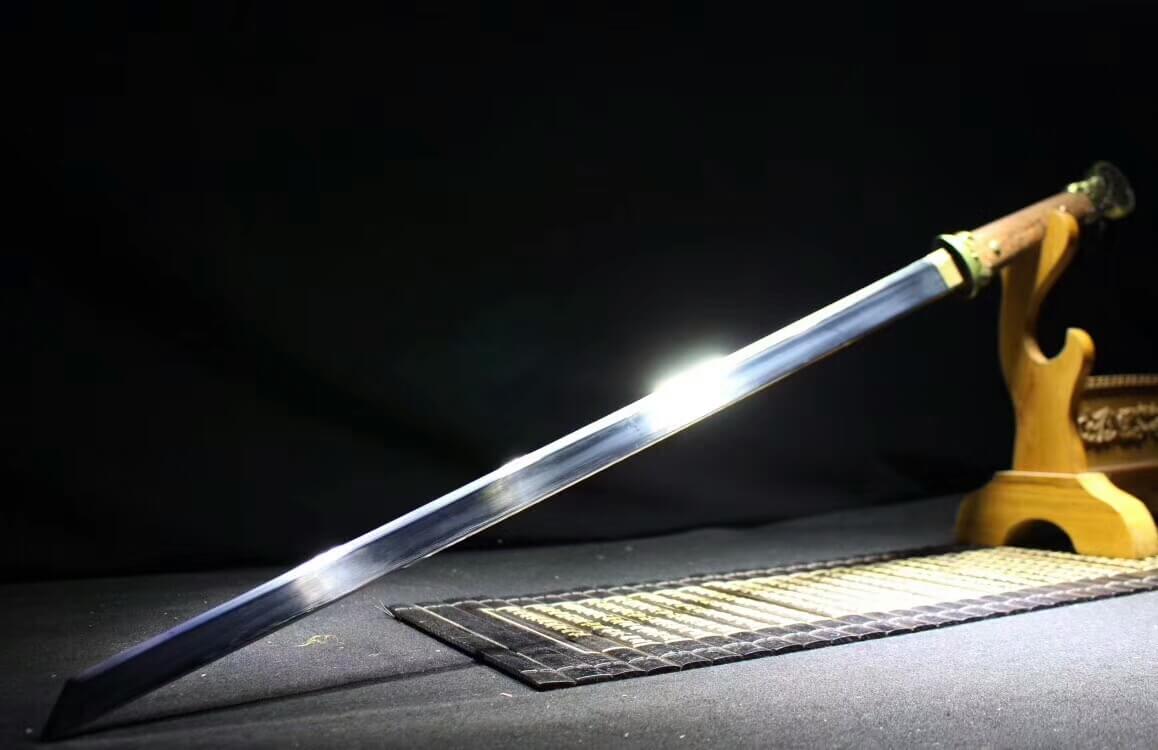 Pei Dong war jian,High carbon steel blade,Rosewood scabbard,Alloy - Chinese sword shop