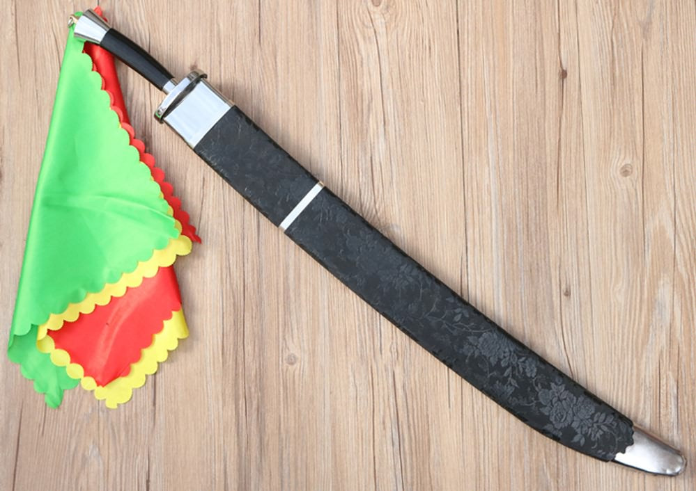 Martial arts single knife,Spring steel blade,Leather - Chinese sword shop