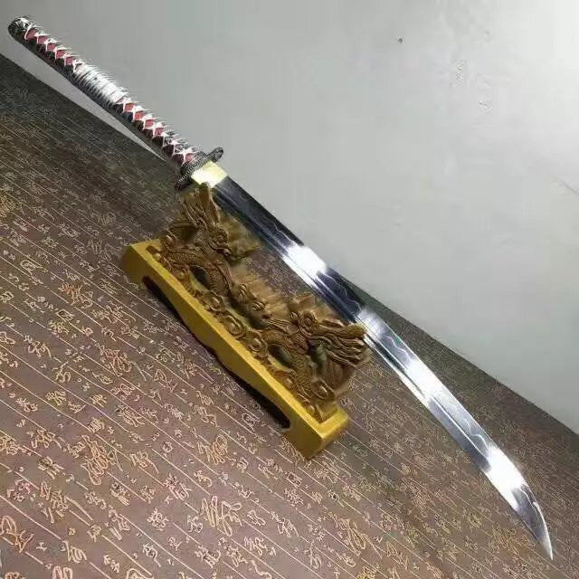 Katana,High carbon steel coated blade,Wood scabbard,Full tang,Length 36" - Chinese sword shop