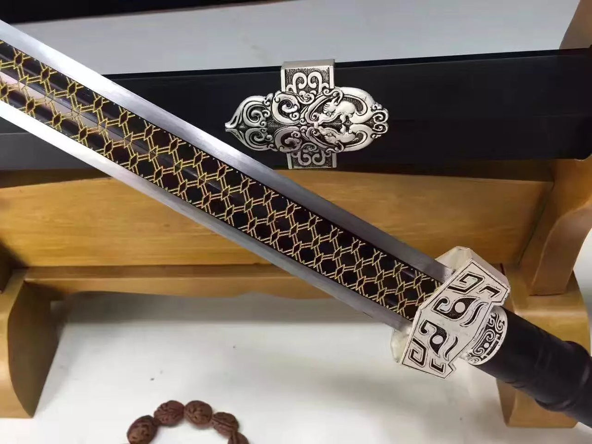 CHIBI sword,High carbon steel,Wood scabbard,Alloy fitting&Handmade art - Chinese sword shop
