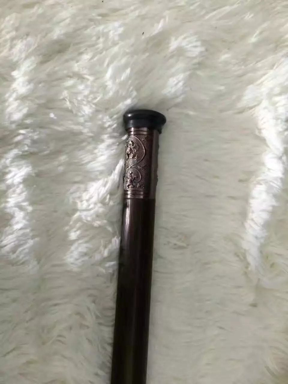 Walking stick sword,Medium carbon steel,Rosewoodscabbard,Alloy fitting,Full tang,Length 35 inch - Chinese sword shop