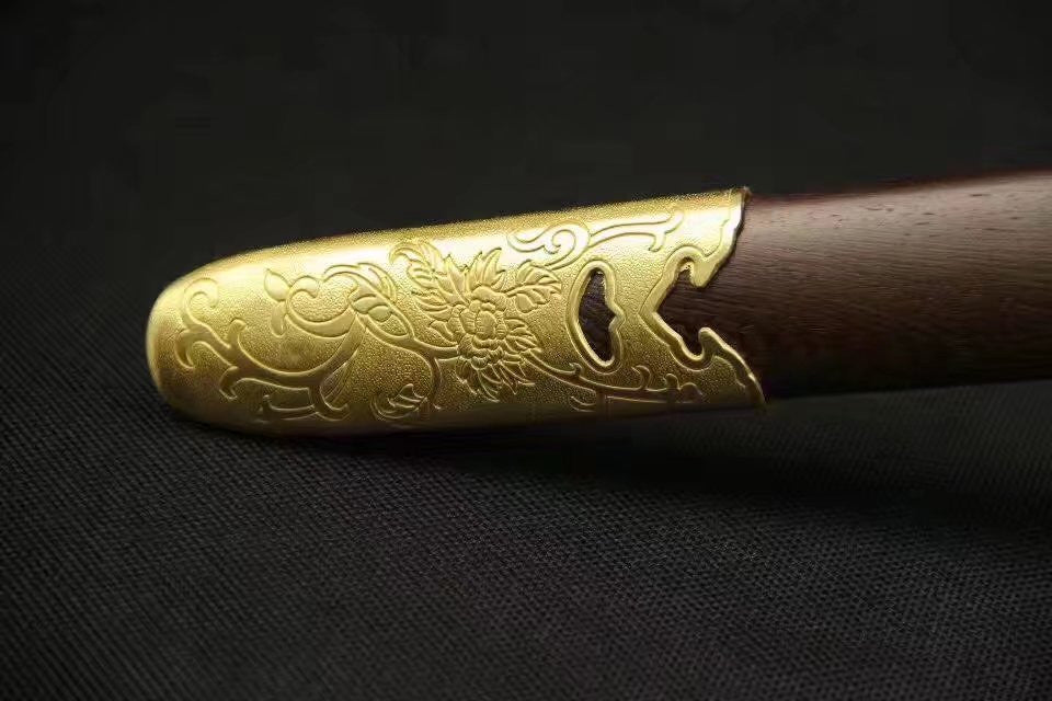 Training sword,Tai chi swords,Stainless steel,Rosewood scabbard,Brass parts - Chinese sword shop