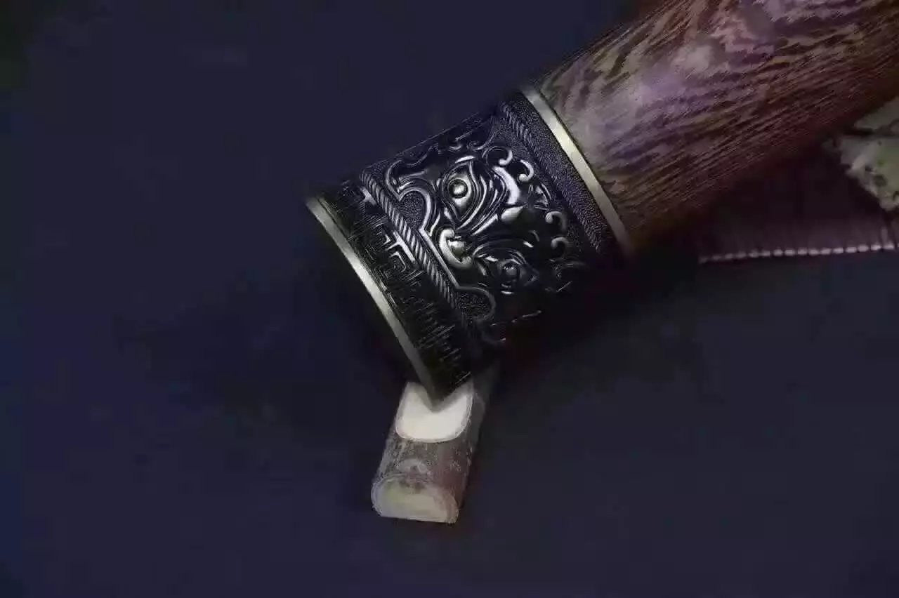 Handmade Fengyun sword,Damascus steel blade,Rosewood scabbard,Alloy - Chinese sword shop