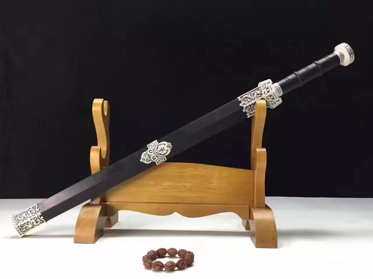 CHIBI sword,High carbon steel,Wood scabbard,Alloy fitting&Handmade art - Chinese sword shop