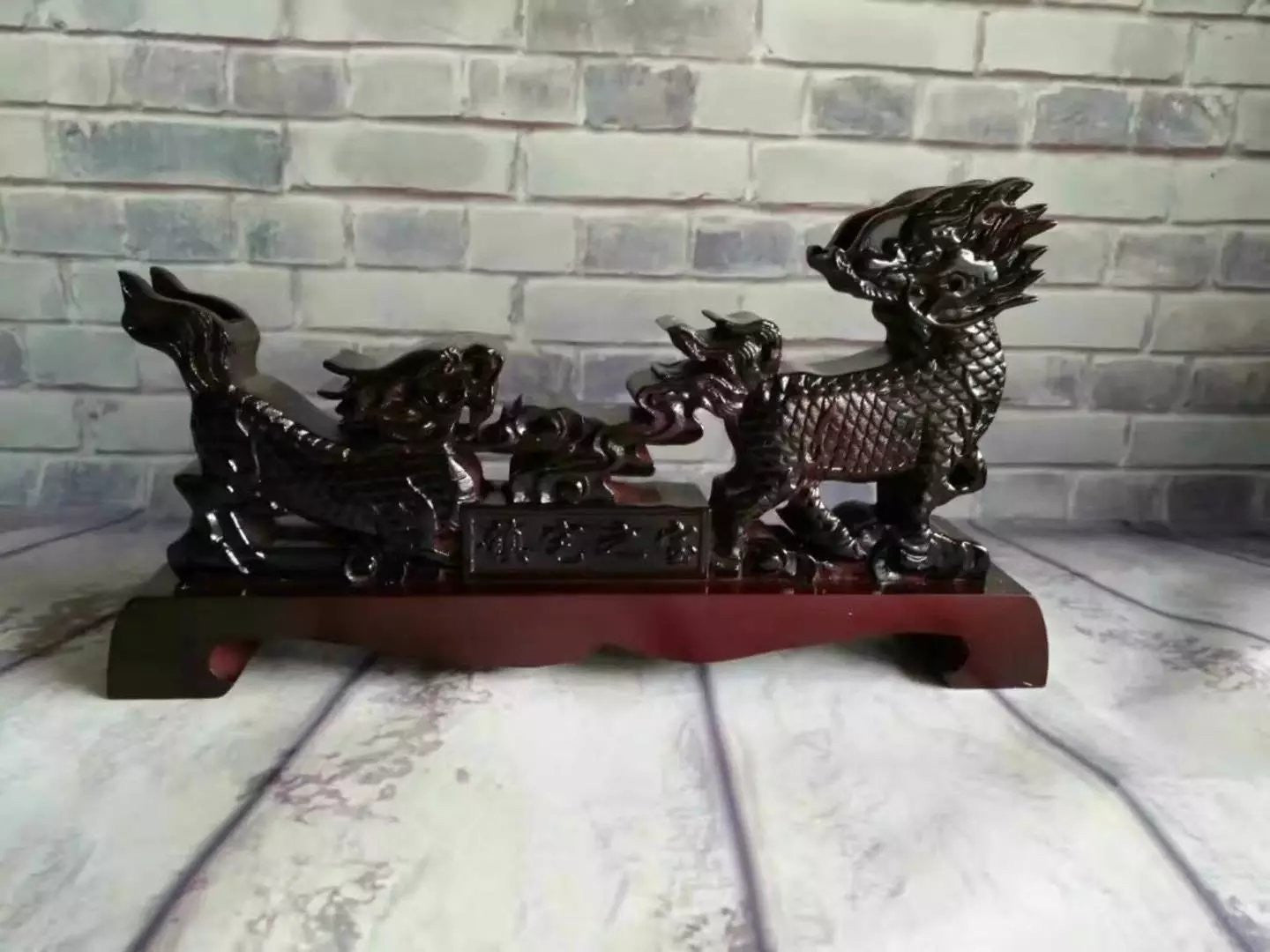 Chinese sword Wooden shelf Table Stand Kylin shape Swords,Sword Table Display Holder solid wood - Chinese sword shop