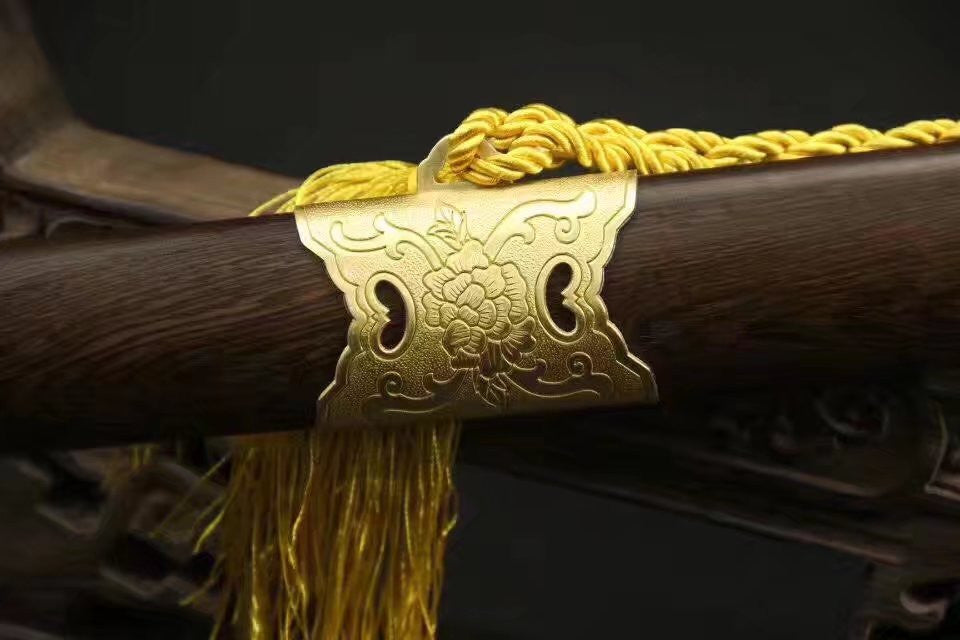 Training sword,Tai chi swords,Stainless steel,Rosewood scabbard,Brass parts - Chinese sword shop