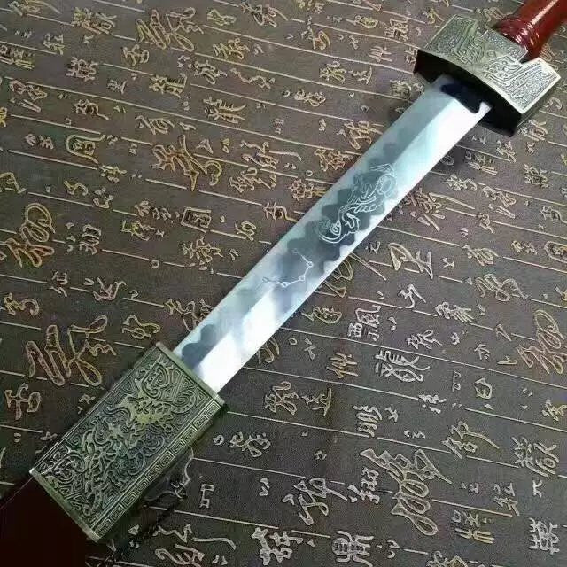 Chinese sword,Medium carbon steel,Paint scabbard,Length 29 inch - Chinese sword shop