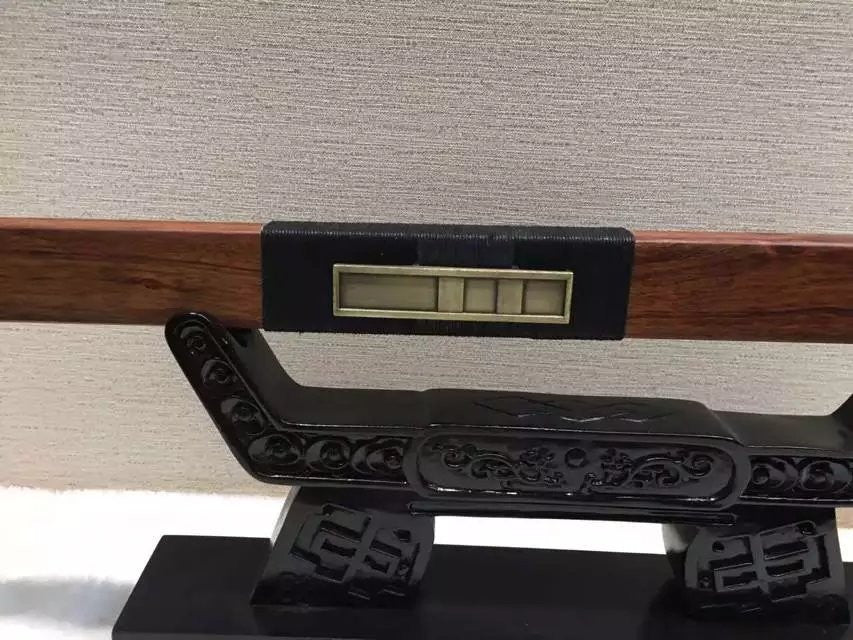 Han sword,Damascus steel blade,Acid branch wood scabbard,Alloy fittings - Chinese sword shop