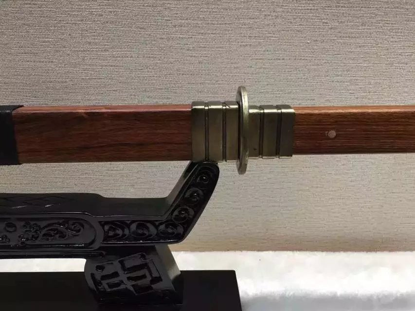 Han sword,Damascus steel blade,Acid branch wood scabbard,Alloy fittings - Chinese sword shop