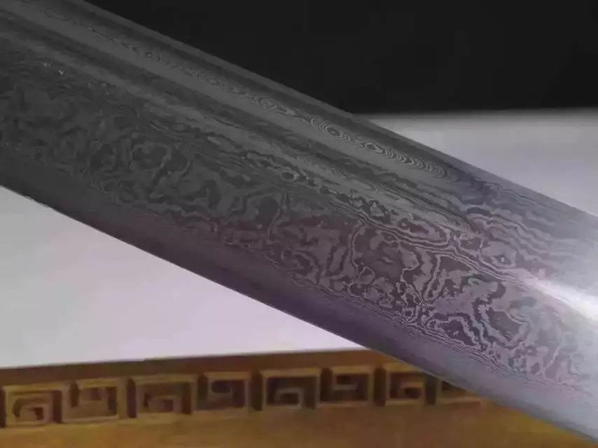 Dragon Dao,Sword,Damascus steel blade,Redwood,Alloy,Length 46" - Chinese sword shop