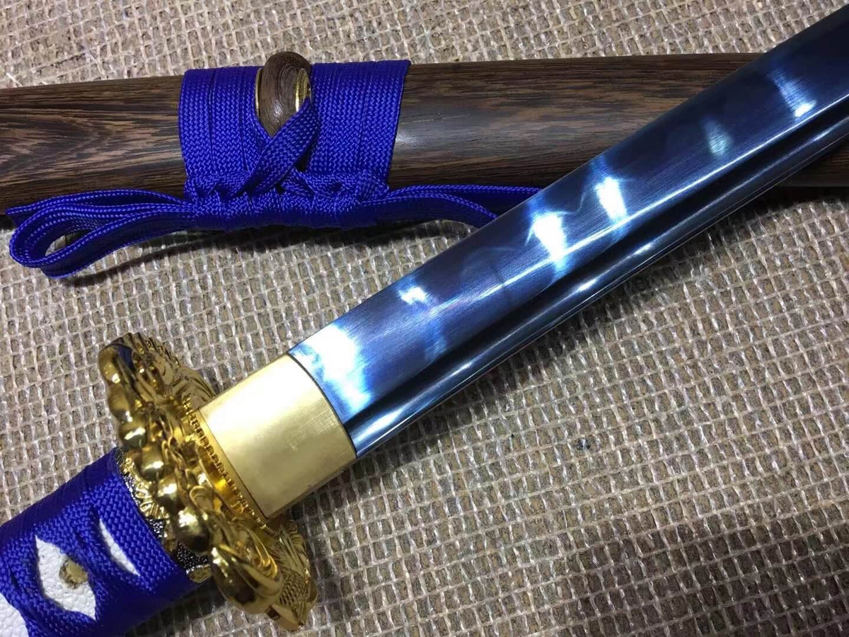 Nihontou(High carbon steel burn blade,Rosewood scabbard)Length 39" - Chinese sword shop