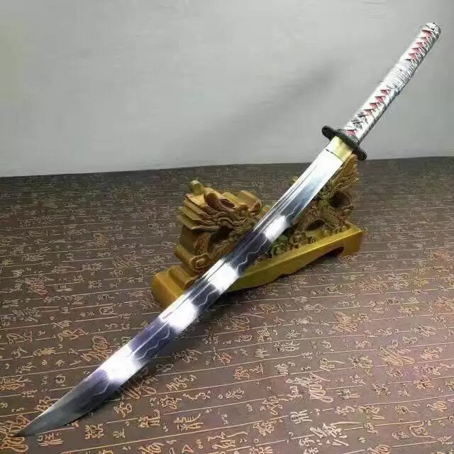Katana,High carbon steel coated blade,Wood scabbard,Full tang,Length 36" - Chinese sword shop