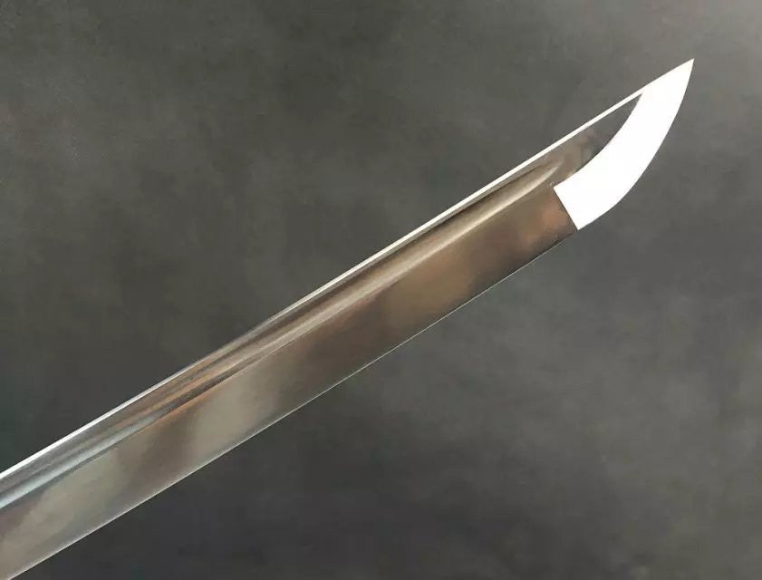 Katana,Nihontou,Medium carbon steel,Golden scabbard,Alloy fitting,Full tang,Length 39 inch - Chinese sword shop